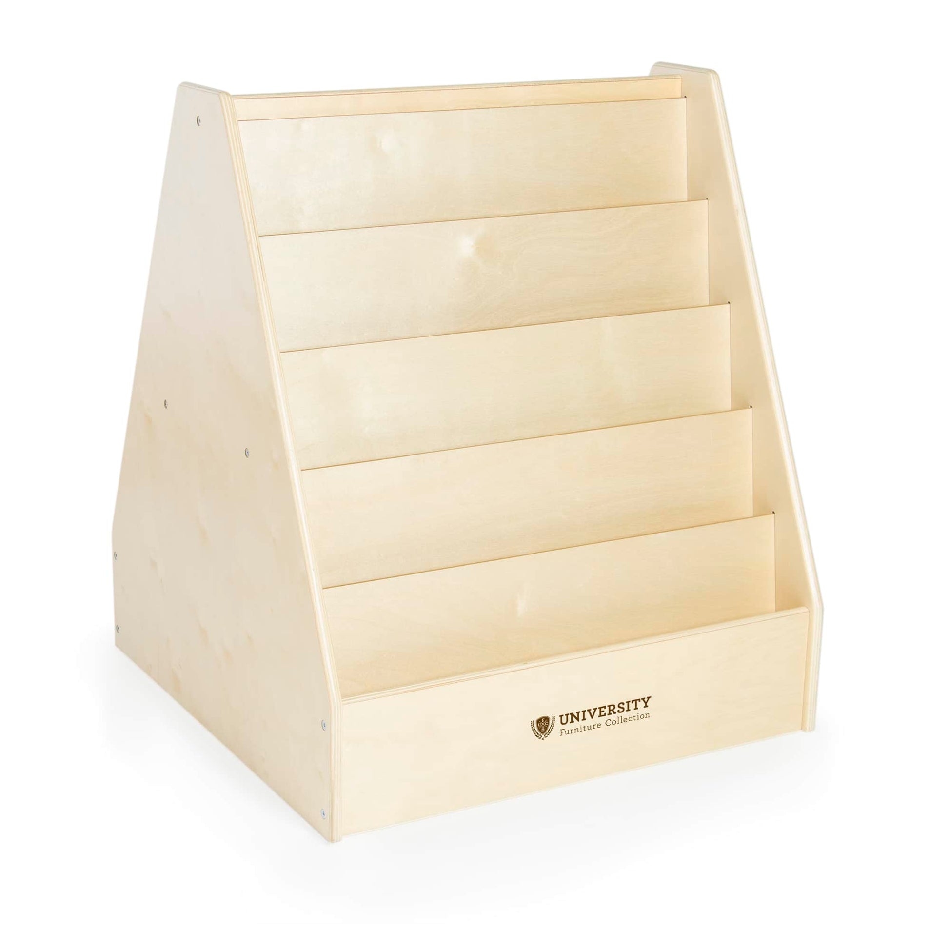 5-Shelf Book Display - Birch Plywood - 28"