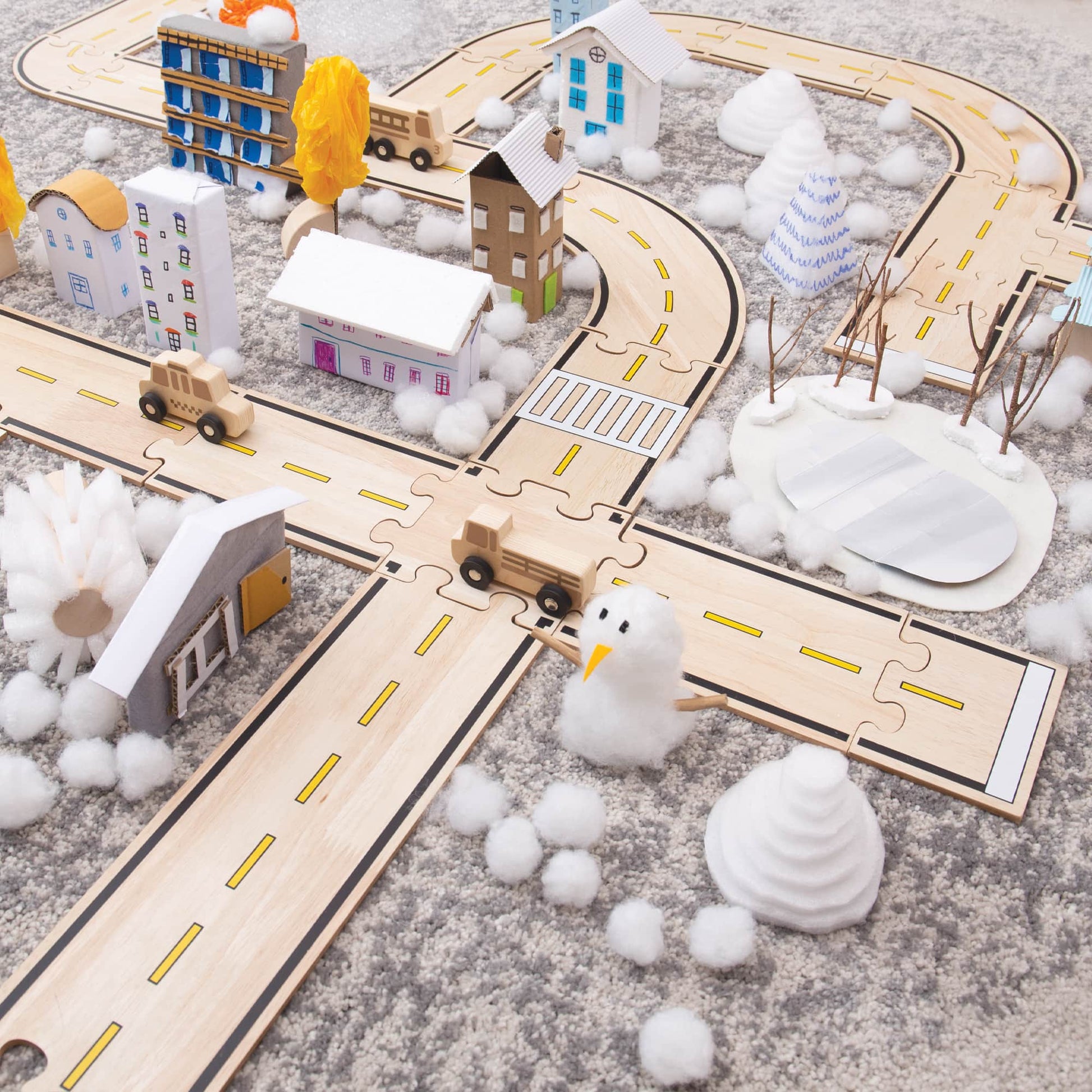 Double-Sided Roadway System - 42 pc. set