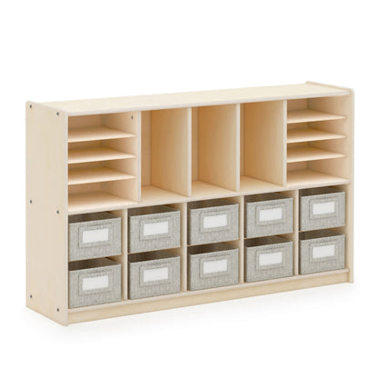 EdQ Shelves and 10 Bin Storage Unit - 30"