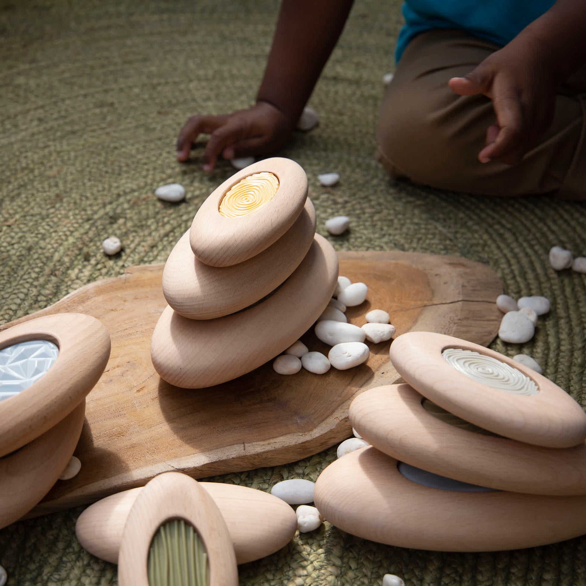 Jumbo Sensory River Stones