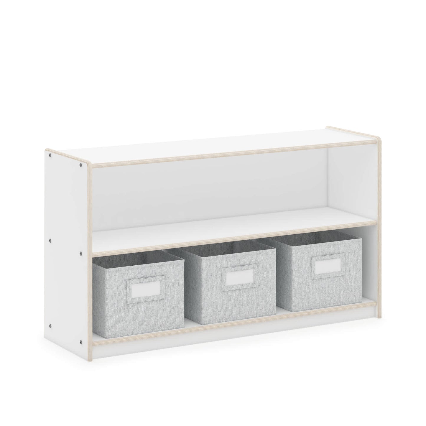 EdQ 2-Shelf Open Storage with Bins - 24"