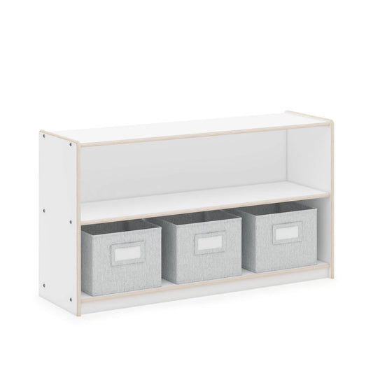 EdQ 2-Shelf Open Storage with Bins - 24"