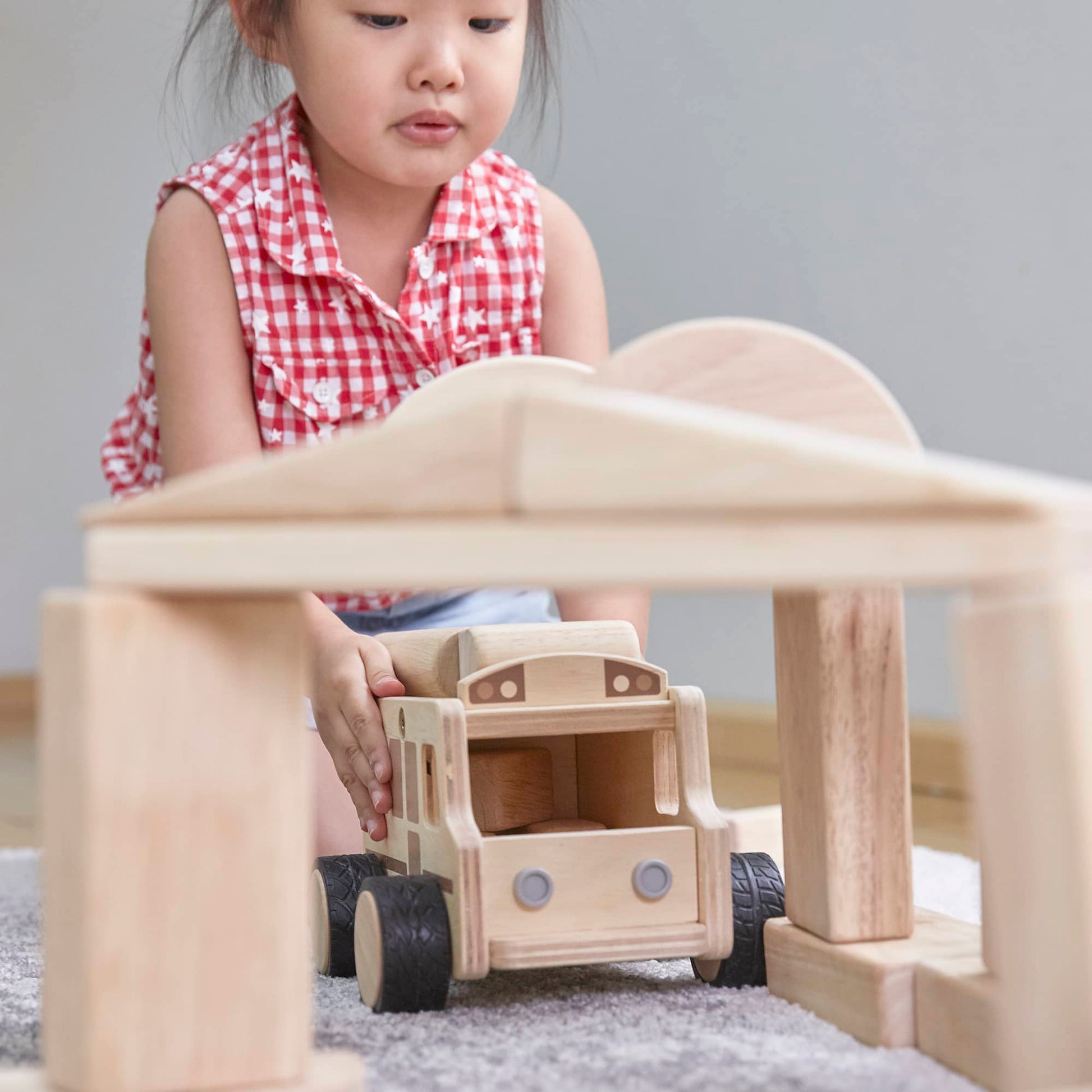 Wooden School Bus