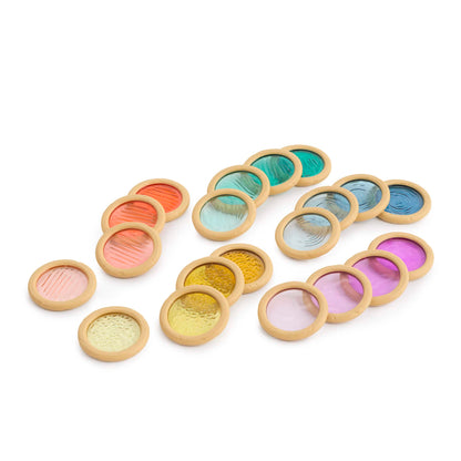 Light and Color Textured Discs