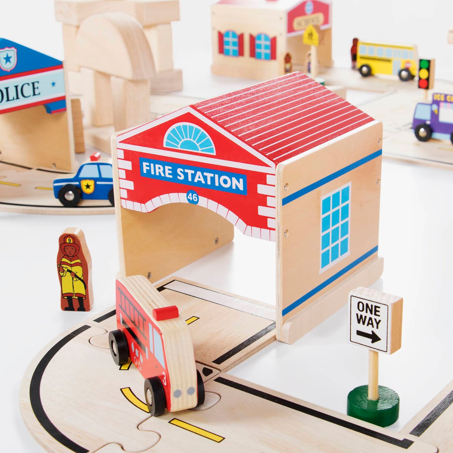 Community Buildings Set 6 Pc