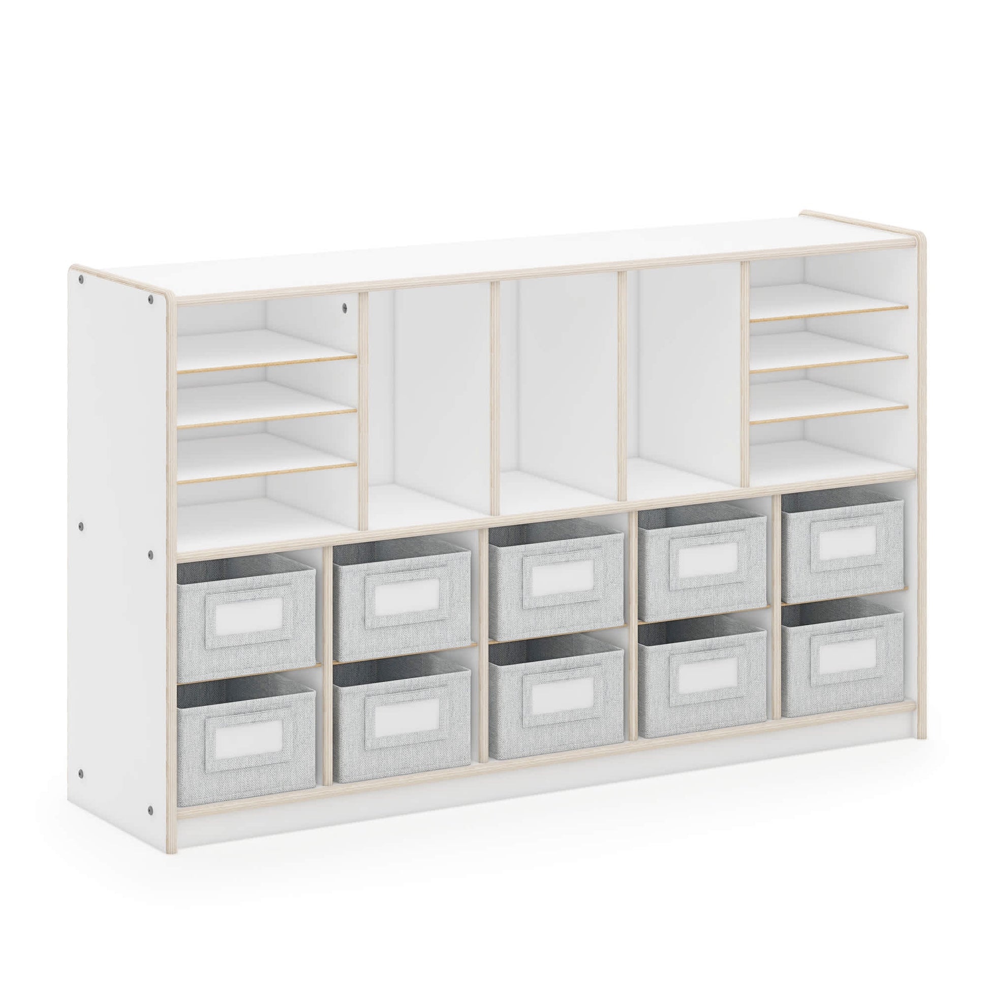 EdQ Shelves and 10 Bin Storage Unit - 30"