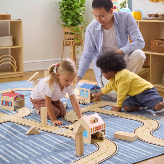 Double-Sided Roadway System - 42 pc. set
