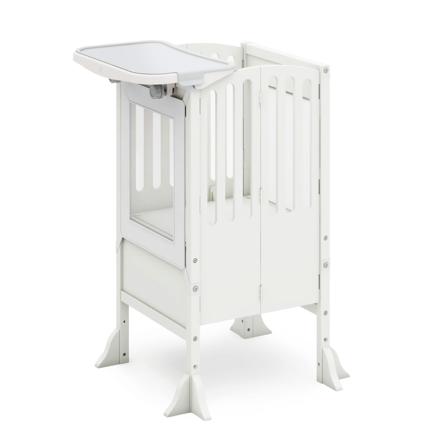 Contemporary Kitchen Helper Toddler Tower and Mealtime and Play Tray Bundle