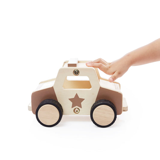 Wooden Police Car