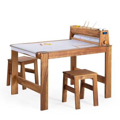 Acadia Outdoor Art Activity Table and Stool Set