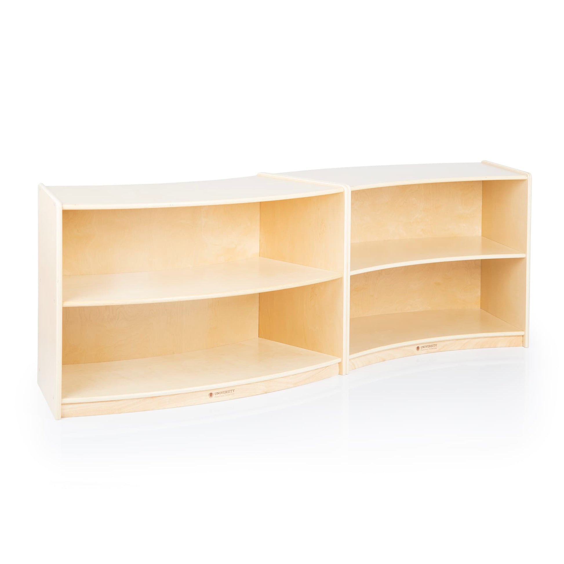 2-Shelf Left Curved Storage - 24"