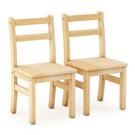 EdQ Hardwood Chairs - Set of 2 - 12" Seat