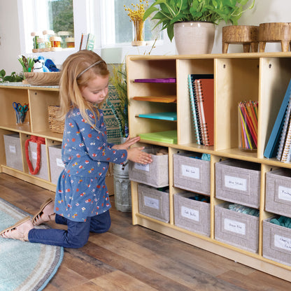 EdQ Shelves and 10 Bin Storage Unit - 30"