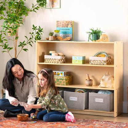 EdQ 3-Shelf Open Storage with Bins - 36"