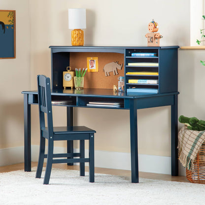 Kids' Media Desk, Hutch and Chair Set