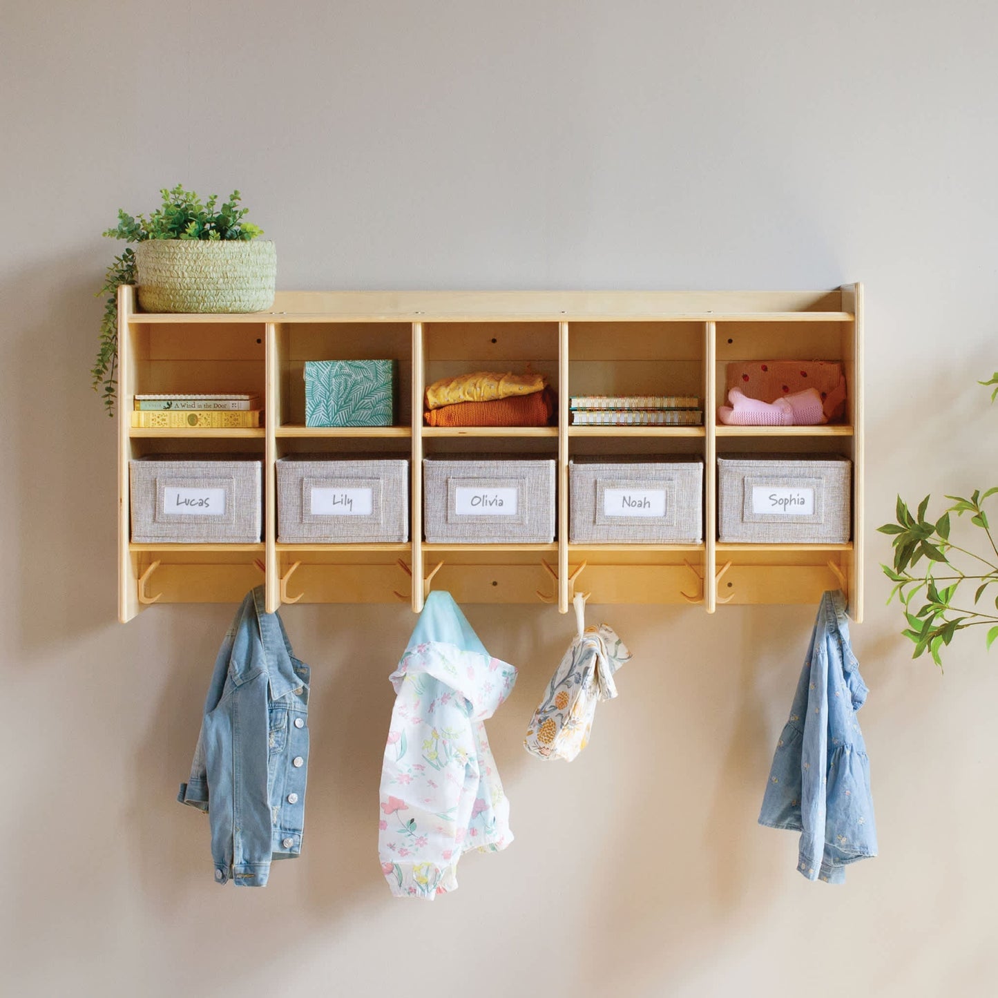 EdQ 10-Section Wall Mounted Locker