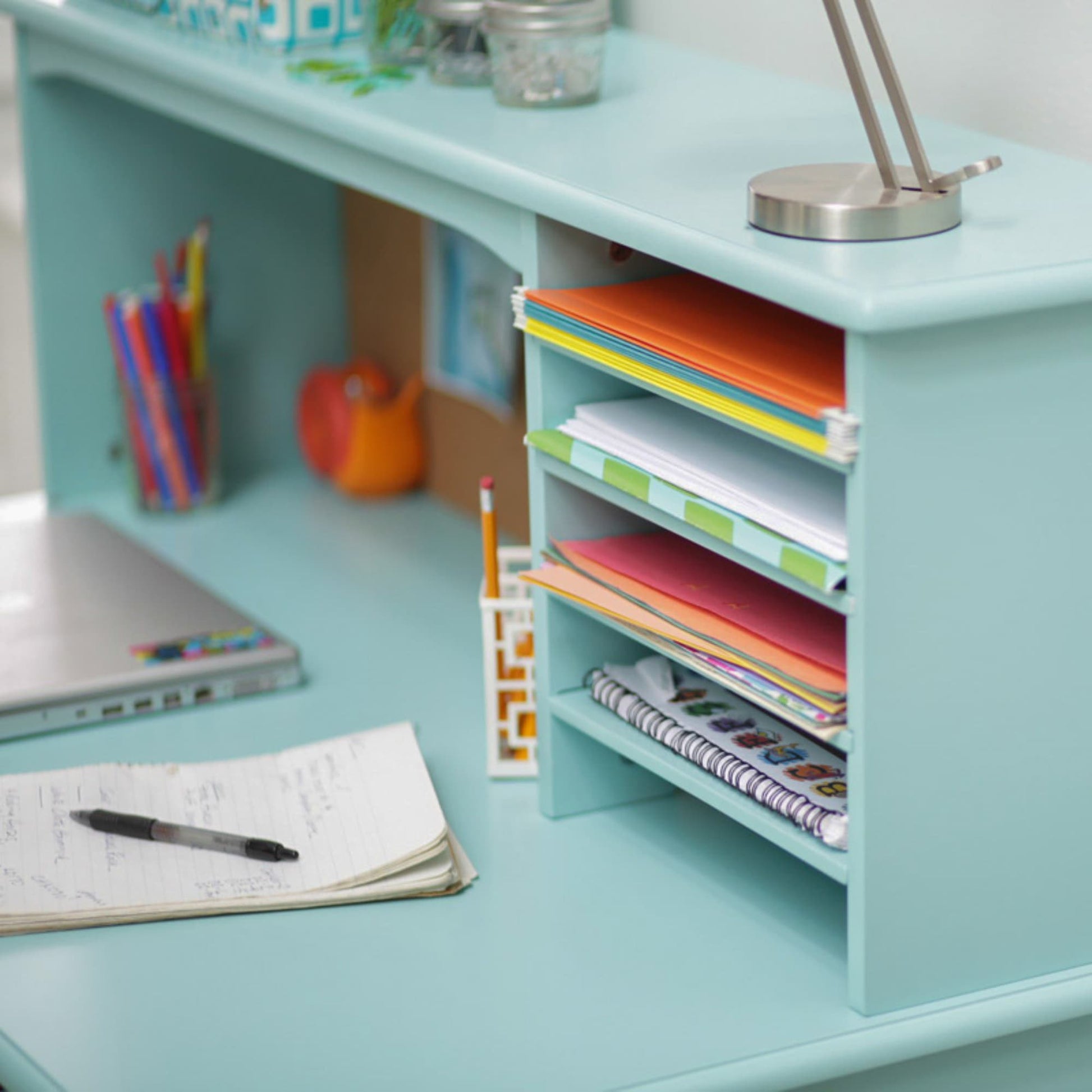 Kids' Media Desk, Hutch and Chair Set