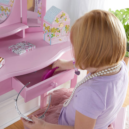 Kids' Vanity and Stool