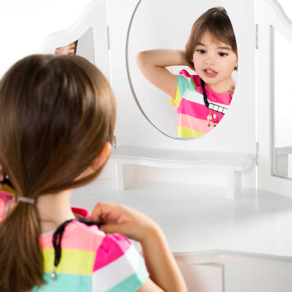 Kids' Vanity and Stool