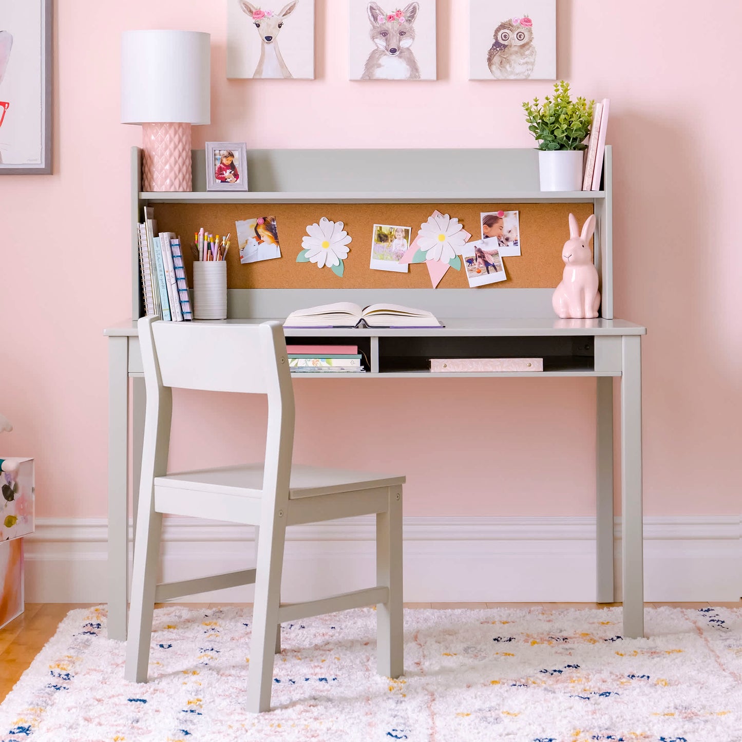 Martha Stewart Kids' Desk with Hutch and Chair