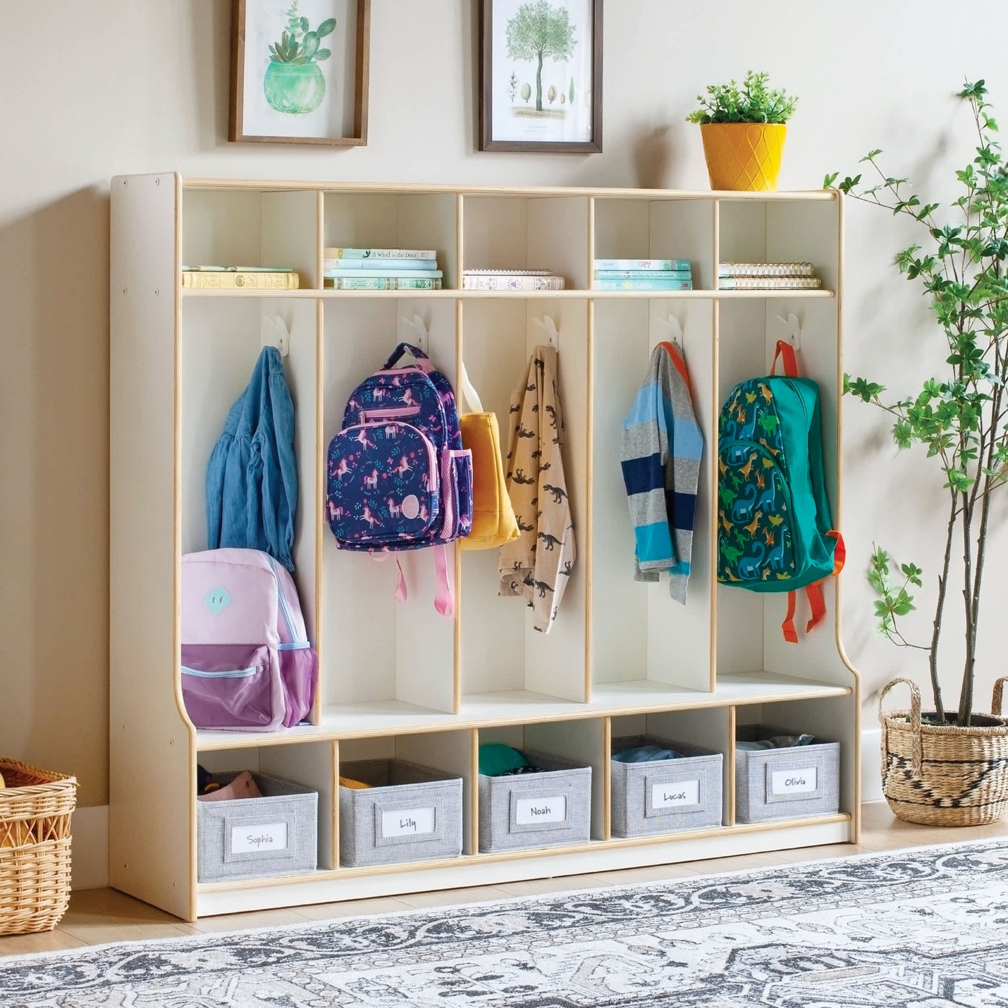 EdQ 5-Section Locker with Bench