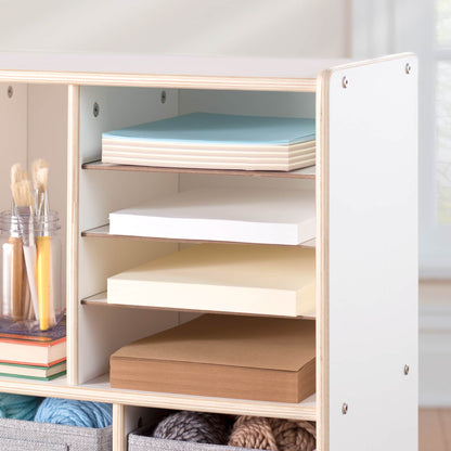 EdQ Shelves and 10 Bin Storage Unit - 30"