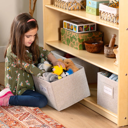 EdQ 3-Shelf Open Storage with Bins - 36"