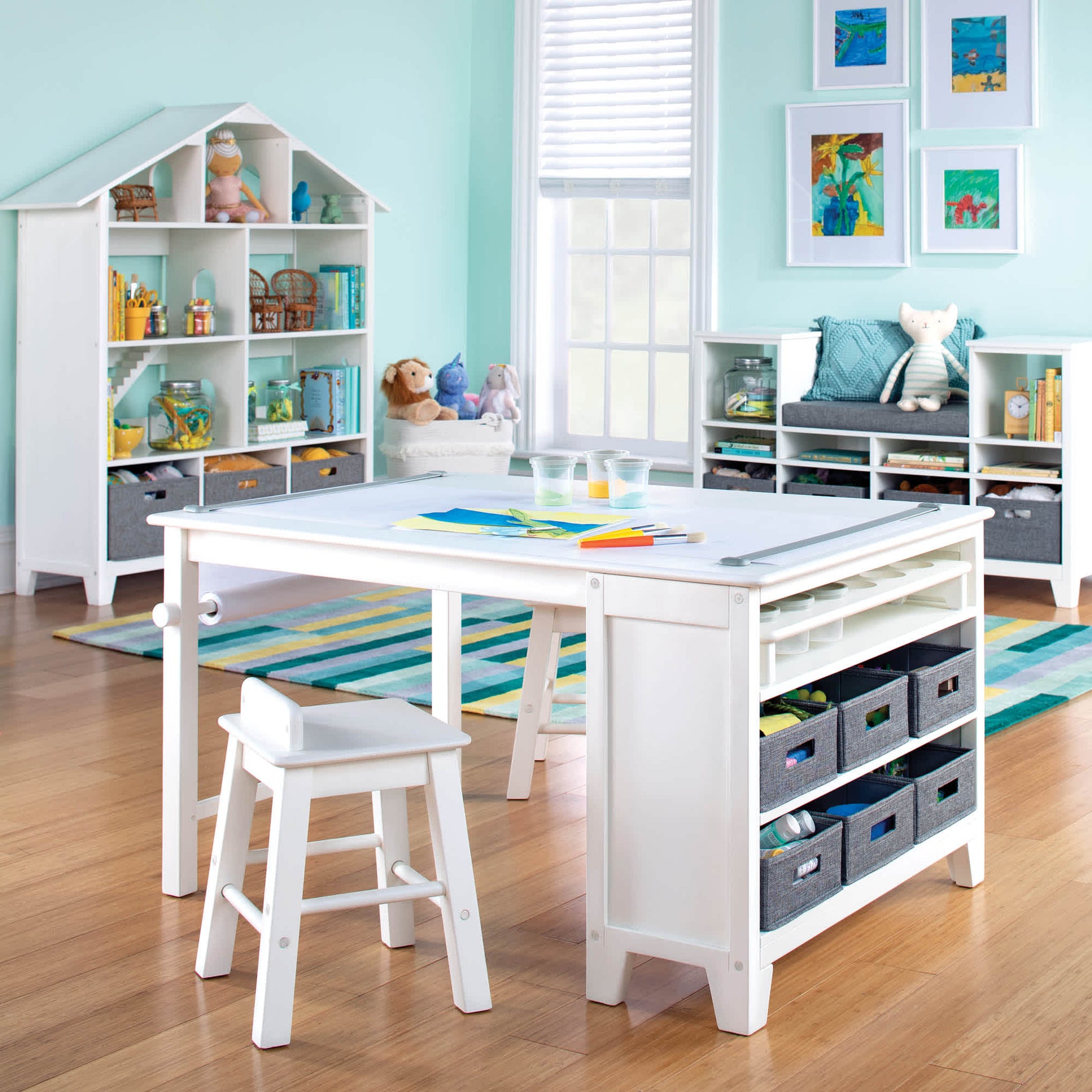Martha Stewart Kids' Art Table and Stool Set