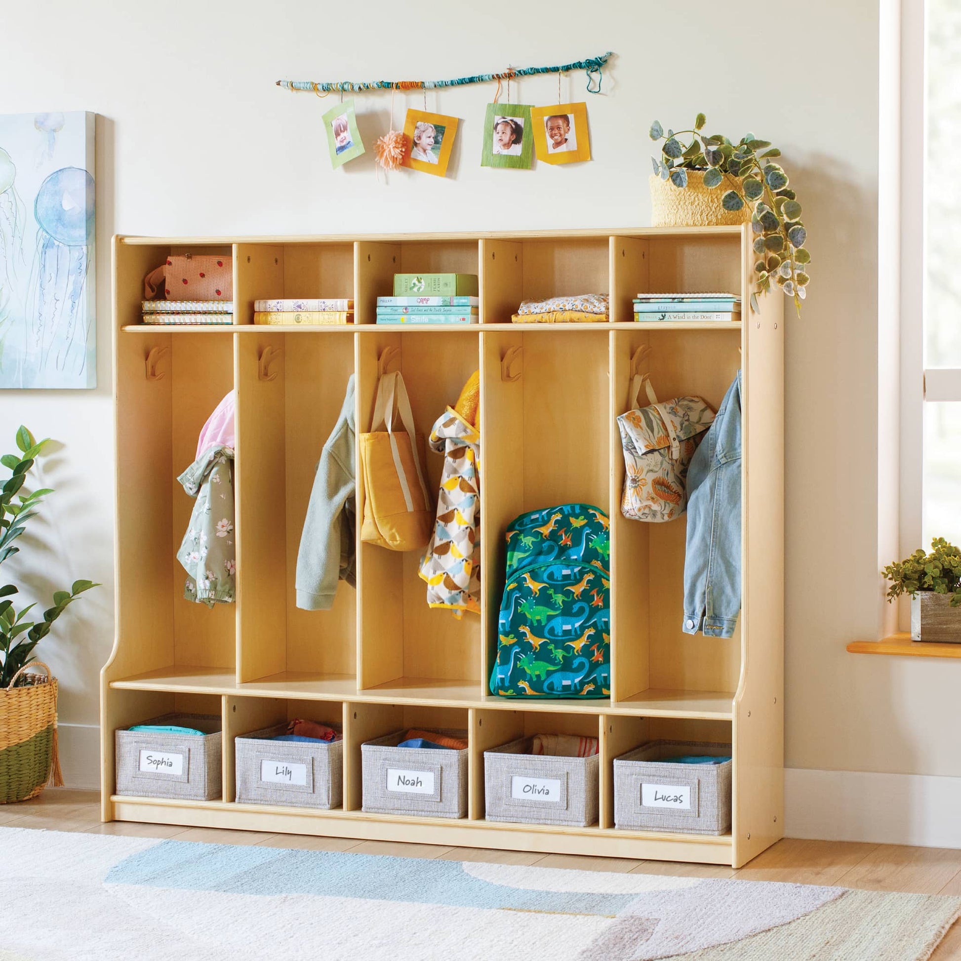 EdQ 5-Section Locker with Bench