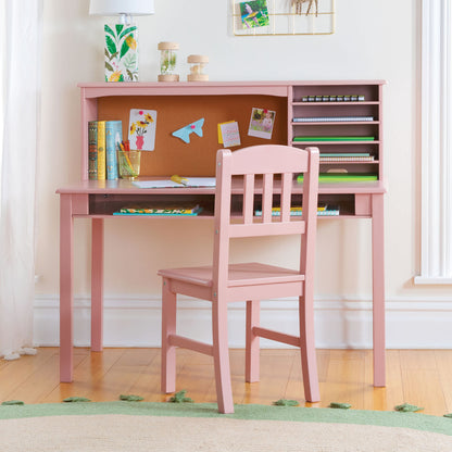 Kids' Media Desk, Hutch and Chair Set